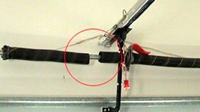 broken garage door torsion spring